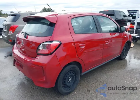 2022 Mitsubishi Mirage Es/Le z USA, uszkodzony, nr VIN ML32AUHJXNH008824